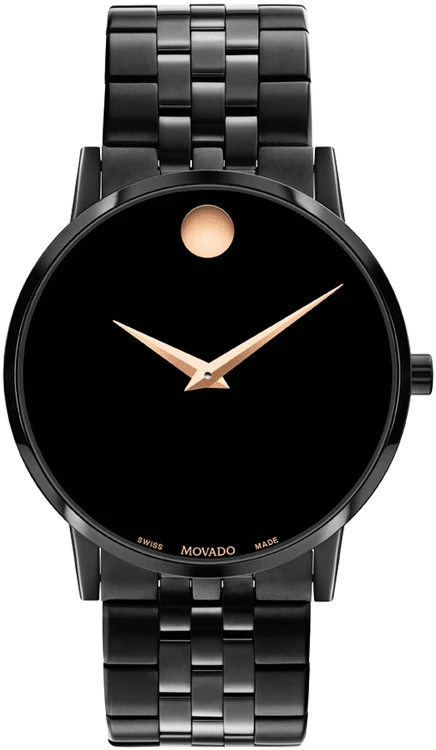 Movado Steel Movado Thin Watch Movado Thin Classic Black Dial