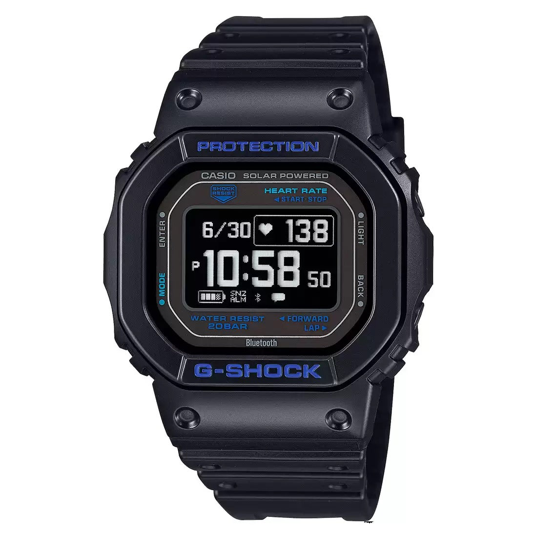 Casio G-Shock Digital Men's Watch, DW-H5600-1A2DR-G1545
