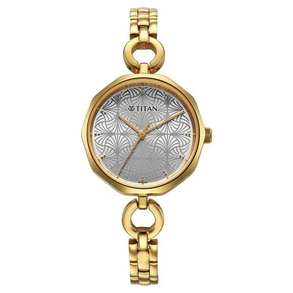 Titan Karishma Silver Dial Watch for Women 2702ym01
