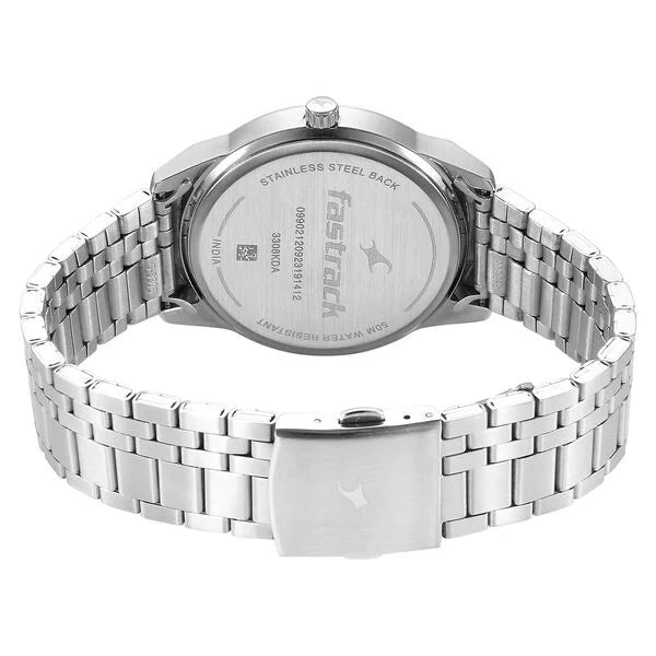 Fastrack watches stainless steel back water resistant hotsell