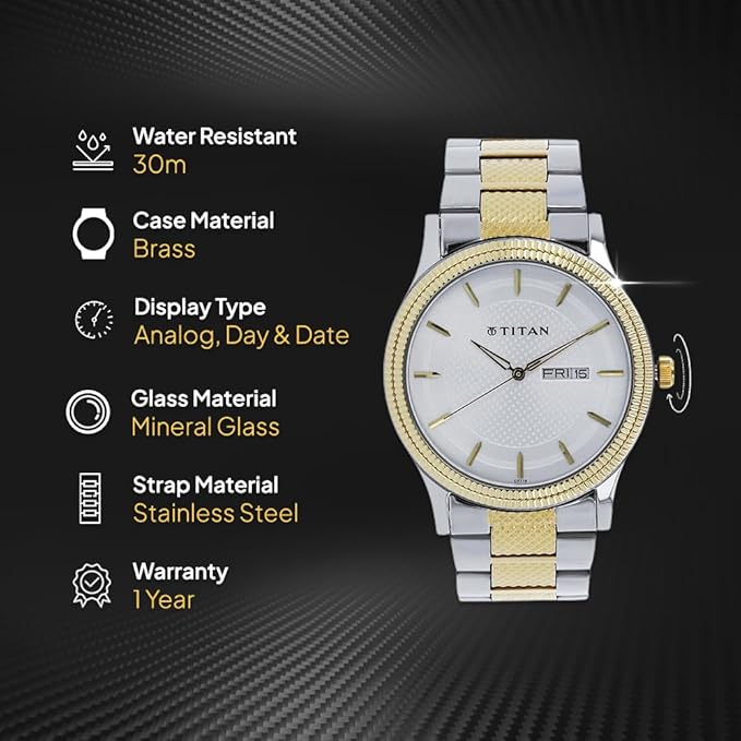 Titan Men watches -1639SL03 Ramesh Watch Hyderabad