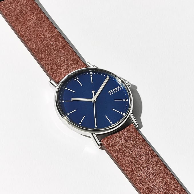 Leather Strap Skagen Watch Men's Sale Amazon Uk Skagen