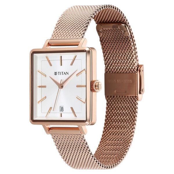 Titan Watches Rectangle Dial Watches For Ladies Titan Rectangular