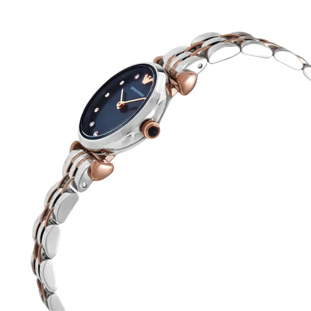 Emporio Armani Gianni T-Bar Blue Dial Watch for Women ‌ AR11222