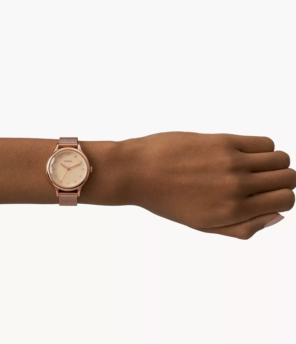 Fossil Watch Wrist Watch For Mom Raquel Women Quartz Mother Of