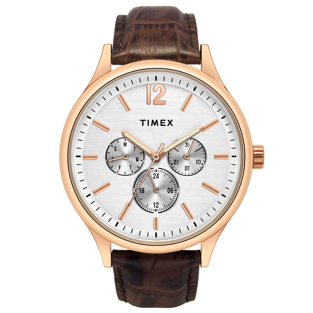 Timex Rene Timex Men White Round Dial Analog Watch - TWEG18433