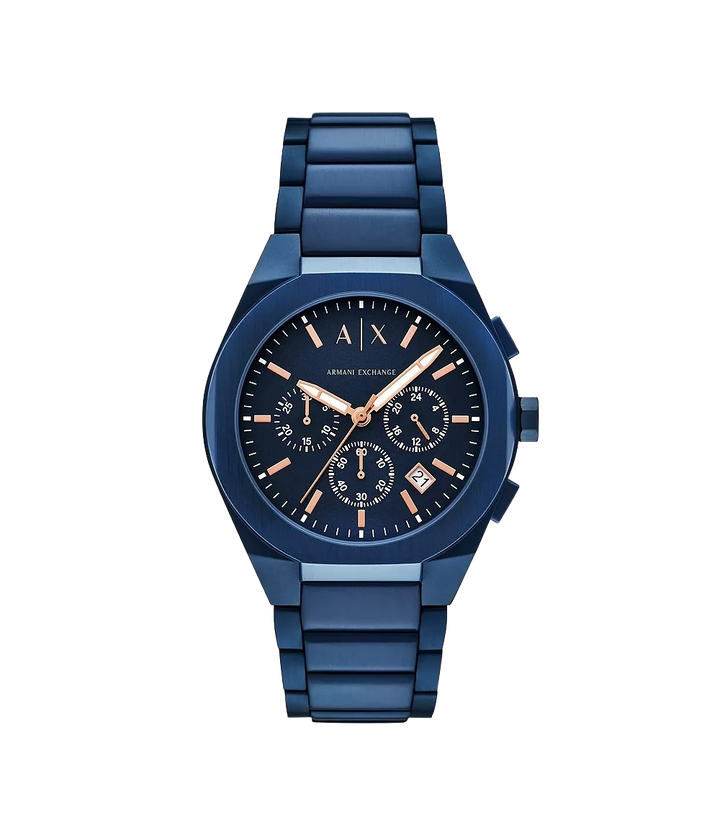 Armani Exchange Sync Chronograph Blue Stainless Steel Men's Watch
