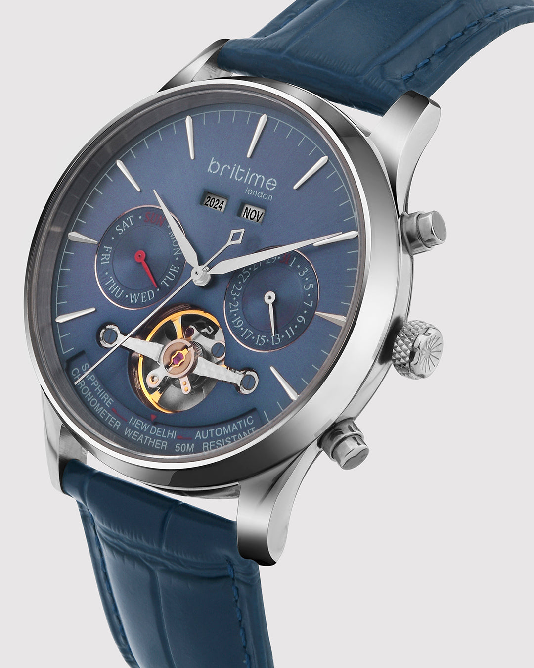 Britime Britime London Celestial Men's Watch, Blue 867-L10507
