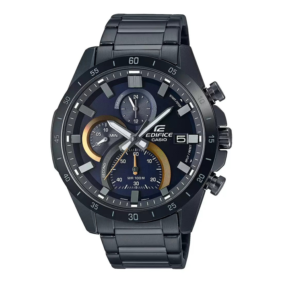 Casio Edifice Black Chronograph Mineral Glass, EFR-571DC-2AVUDF-ED515