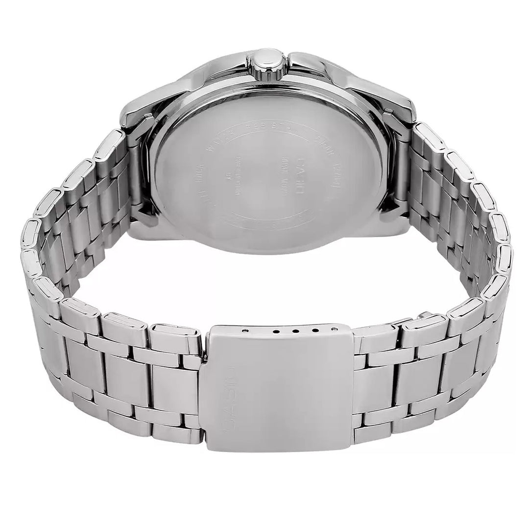 Casio Enticer Silver Analog Stainless Steel Band, MTP-1314D-2AVDF-A551