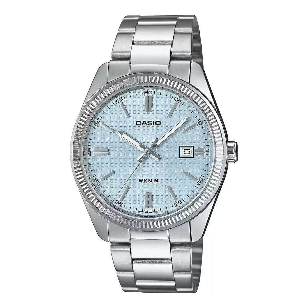 Casio Enticer Water Resistance Men's Watch Mineral Glass, MTP-1302PE-2