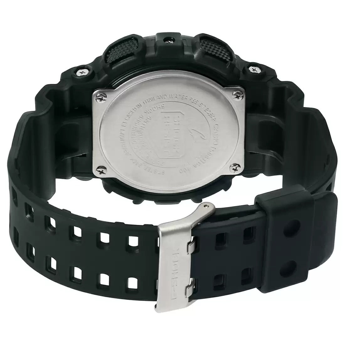 Casio G-Shock Black Analog-Digital Countdown Timer, GA-100-1A1DR-G270