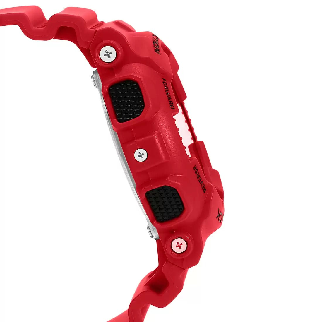 Casio G-Shock Red Analog-Digital Countdown Timer, GA-100B-4ADR-G344