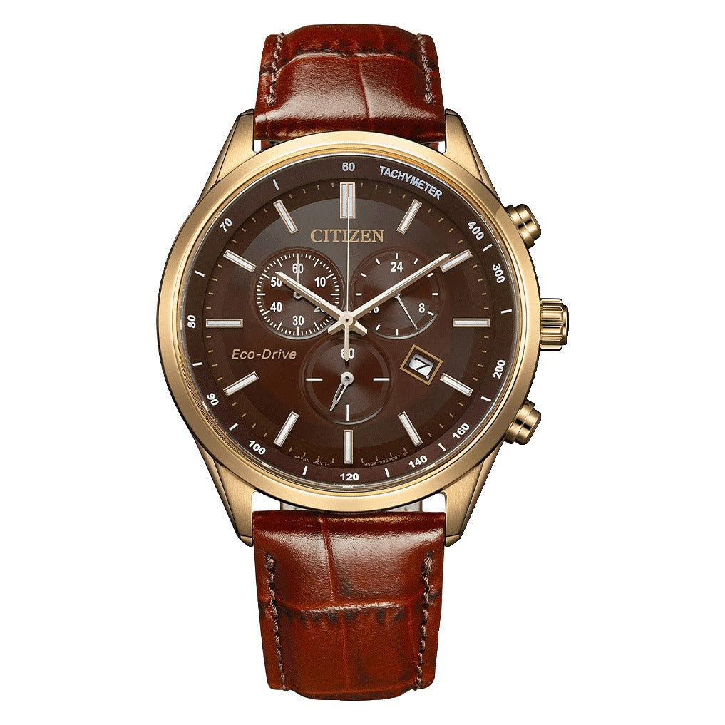 Citizen Eco drive Chronograph, 42mm Men's Watch, AT2573-07X