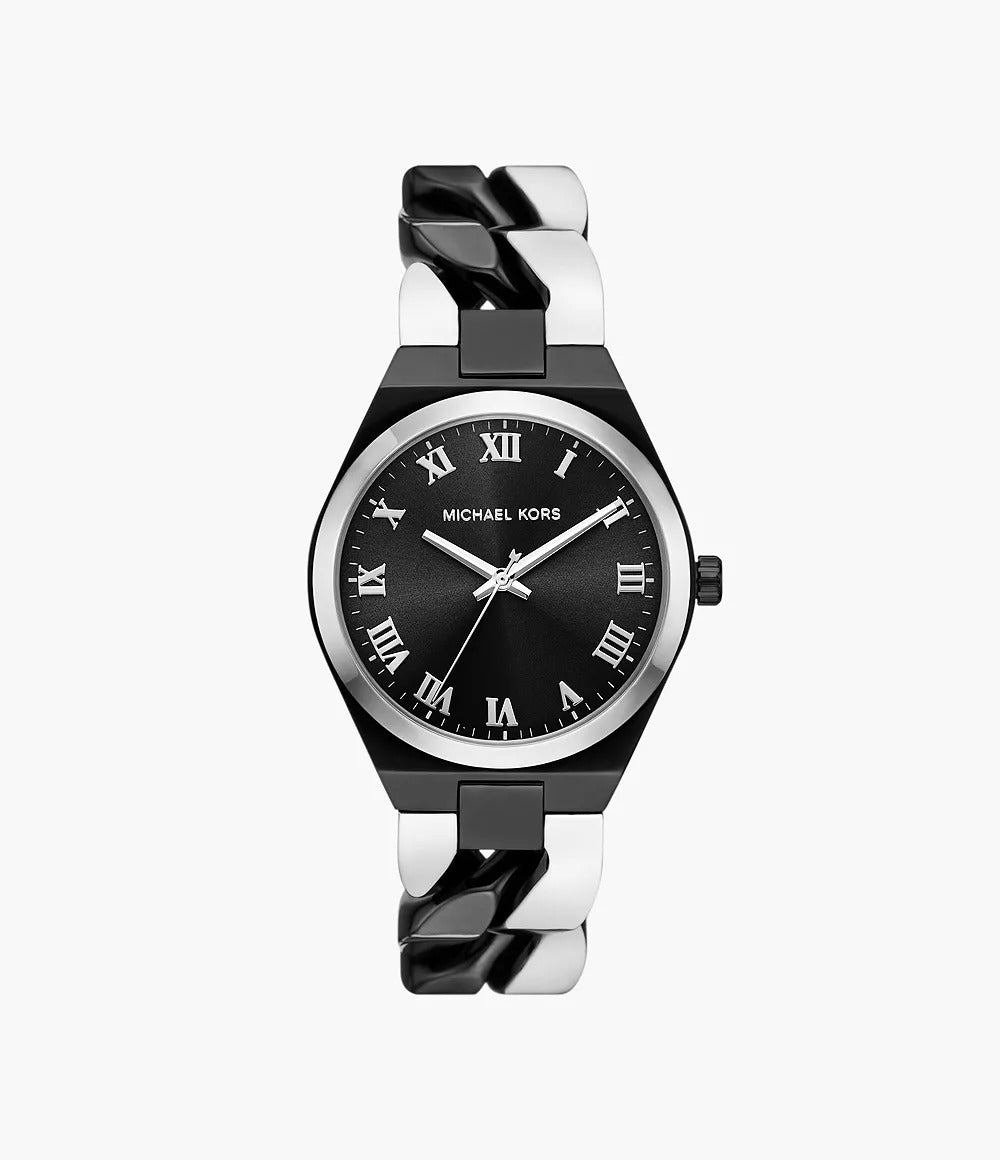 Michael Kors Lennox Three-Hand Stainless Steel Women's Watch, MK7502