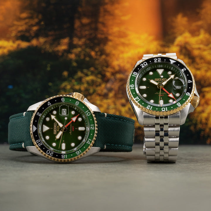 Seiko 5 Sports Forest Green Sunrise Limited Edition Automatic Men's Wa