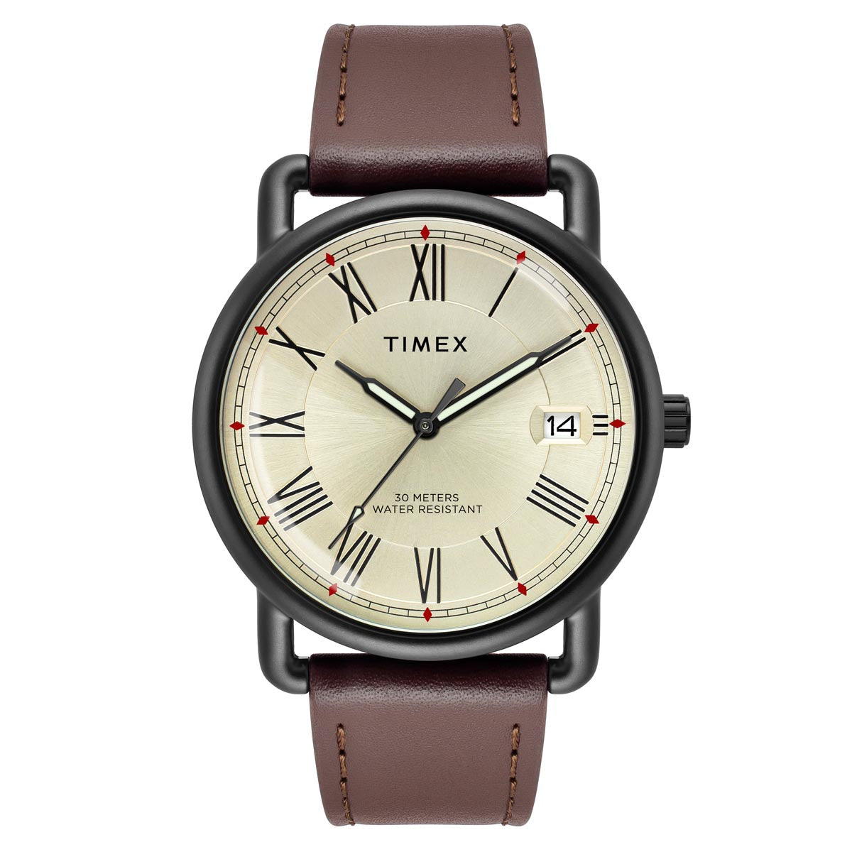 Timex Champagne Round Dial Analog Men's Watch, TWEG25601 – Ramesh Watch Co