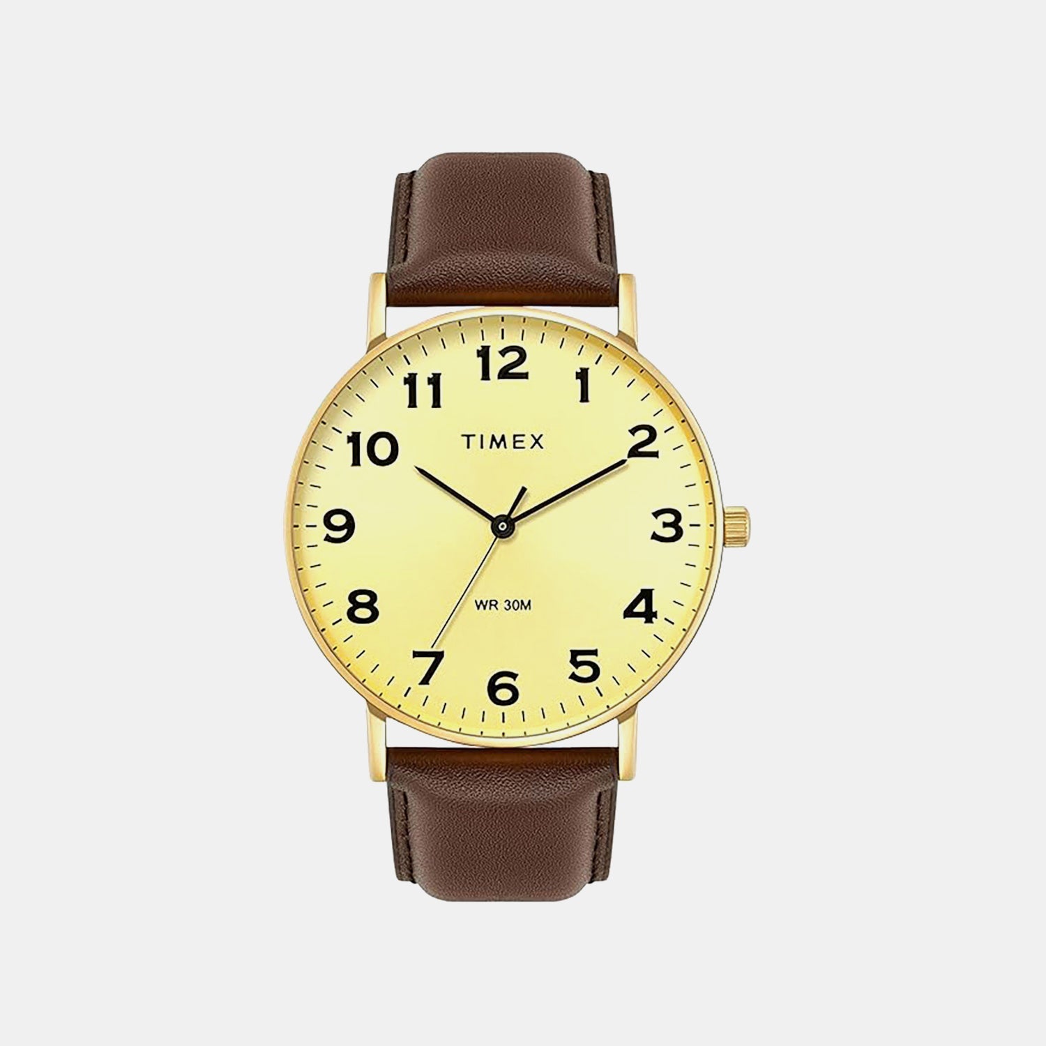 Timex Classics Champagne Round Dial Analog Men's Watch, TWTG12203