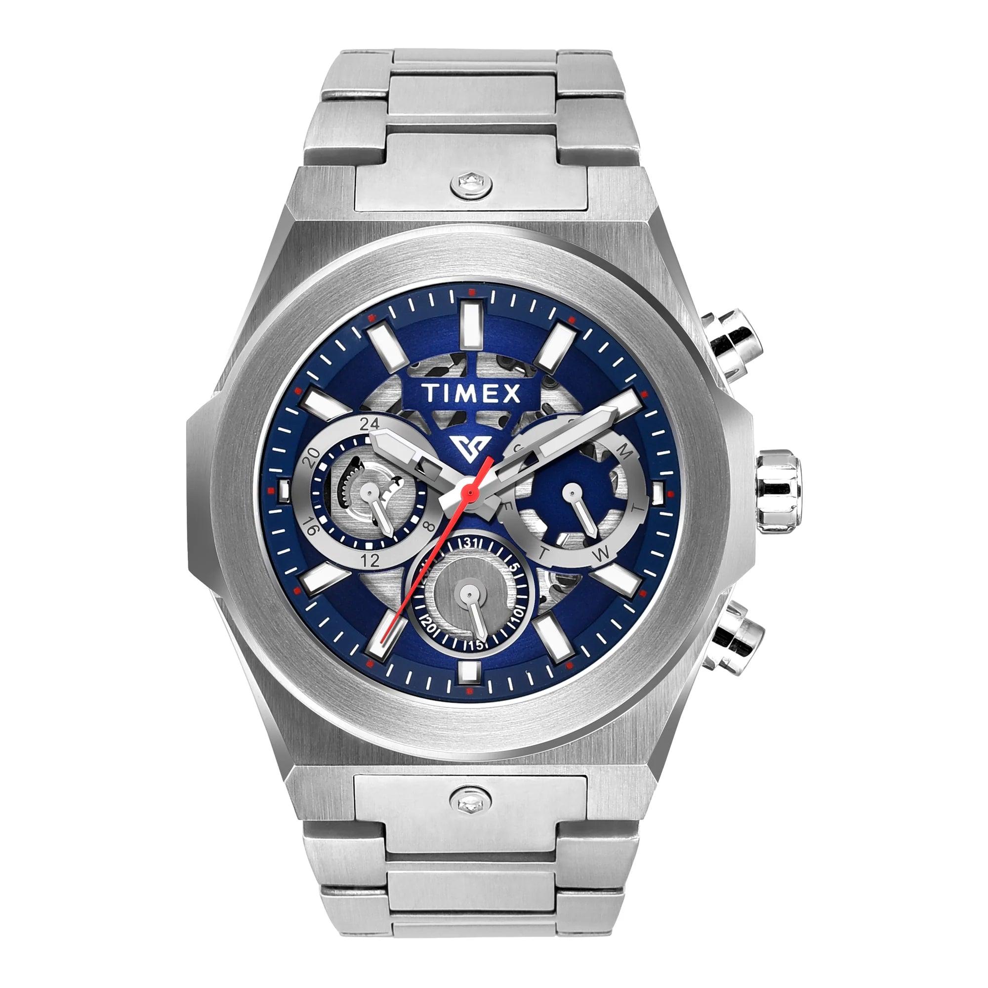 TIMEX Vector Men's Blue Round Dial Analog Watch, TWEG26100