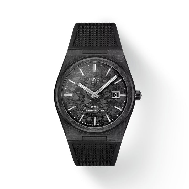 Tissot PRX Powermatic 80 Carbon Men's Watch — 40.5mm